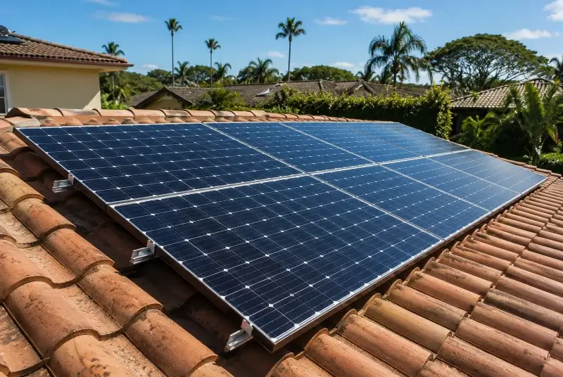 Installation de panneaux solaires au Quesnoy